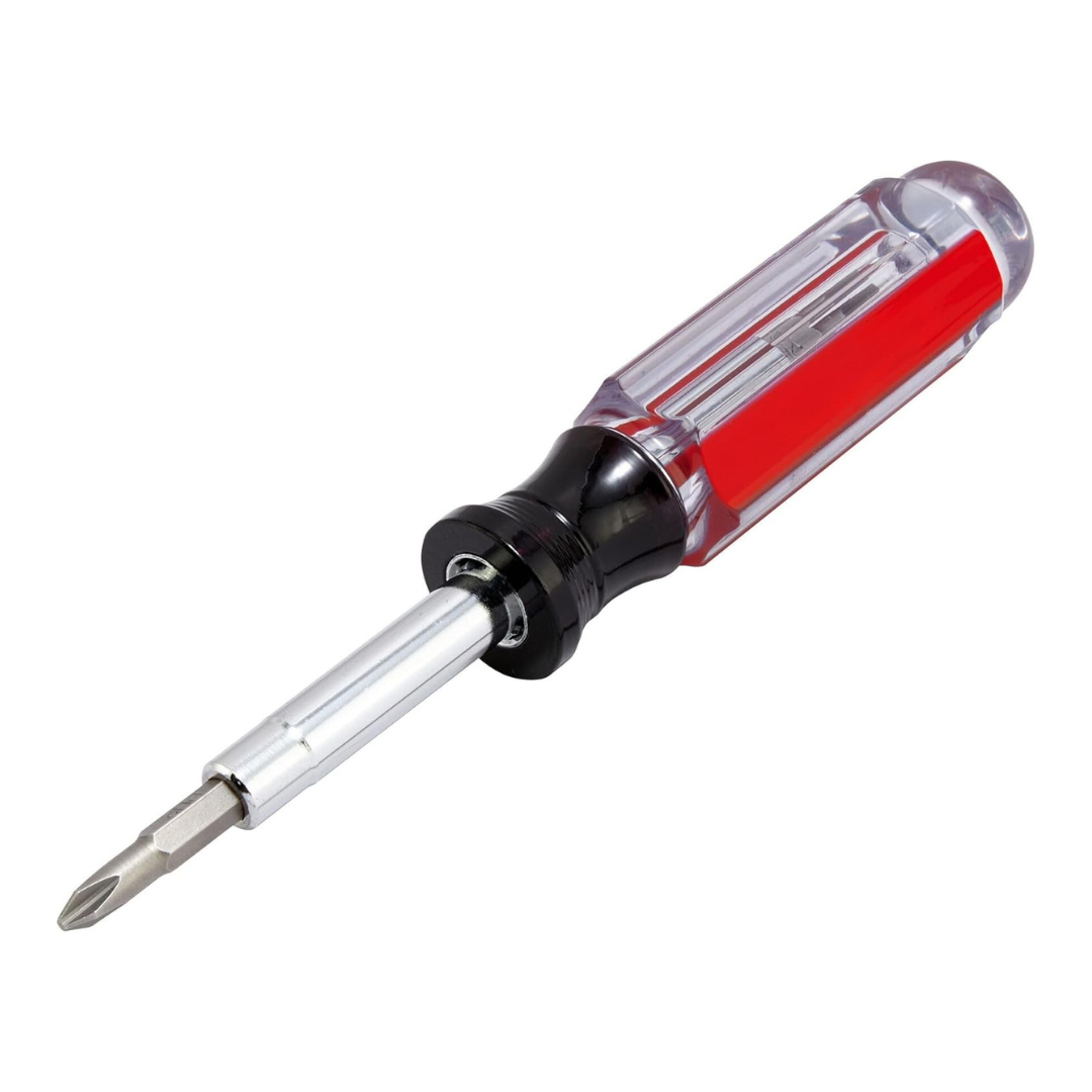 Auto Zone Auto Parts 8-Inches Multi-Bit Screwdriver