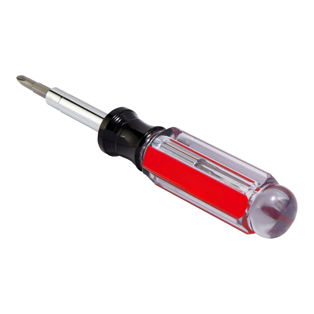 Auto Zone Auto Parts 8-Inches Multi-Bit Screwdriver